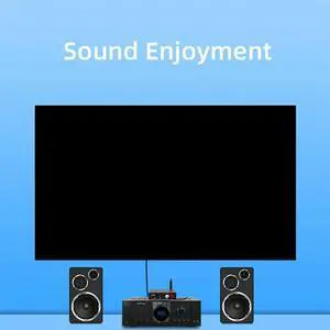 DAC & BT 5.0 192Khz/24Bit Hifi Digital To Analog Converter RCA 3.5Mm Jack Headphone Optical Coaxial Output For PS5