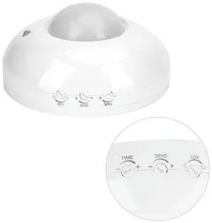 3X Motion Detector LED Light Human Motion Infrared Detector 360 Degree Ceiling Installation Corridor Bathroom Ceiling
