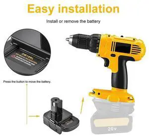 2 Pcs 20V To 18V Lithium Convertor Adapter For - Dm18rl & Dm18m