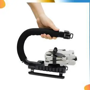 Handheld U-Grip Holder Stabilizer 1/4 Screw Cold Shoe Anti-Skid Camera Mount Handle For MINI 3 PRO /Mini 3 Easy Install