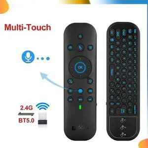 G60S PRO BT Voice Remote English+Russian Voice Backlight 2.4G Bluetooth Dual Mode Remote For Android TV BOX Projector