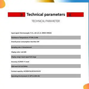 XMT-7100 PID Controller Programmable PID Temperature Controller AC/DC 85-250V