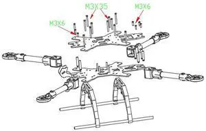 15inch FPV Racing Drone Frame Carbon Fiber Quadcopter FPV Freestyle Frame for Enhanced Flight Stability & Performance