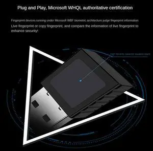 2X Mini USB Fingerprint Reader Module Device USB Fingerprint Reader For 10 11 Hello Biometrics Security Key