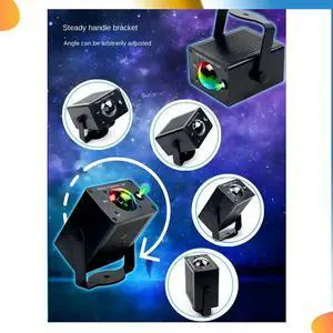 LED Party Light Starry Ocean-Wave Projector Night Light Sound Control Atmosphere Colorful Light Full Of Star Night Light