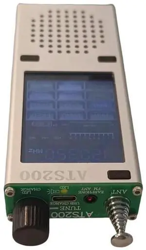 ATS200 Full Band Radio SI4732+ESP32+Bluetooth+2.4 Inch Touch Display FM AM LSB Multi-Mode Radio Rich