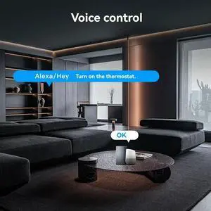 Tuya Zigbee Smart Knob Thermostat Electric Floor Heating Temperature Controller Works With For Alexa Googlehome