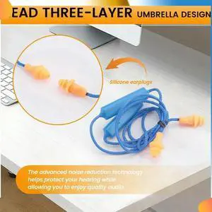 5X Ear Plugs Bluetooth Headset For Work, Hearing Protection, Suitable For Construction Site And Noisy Environments
