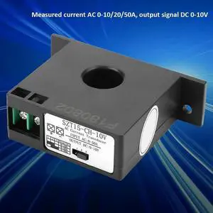 3X SZT15-CH-10V AC Current Transmitter Current Mutual Inductor AC 0-50A To DC 0-10V