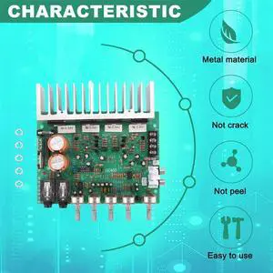 Audio Amplifier Board Hifi Digital Reverb Power Amplifier 250W X 2 2.0 Audio Preamp Rear Amplification With Tone Control E3