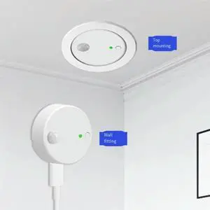 1 PCS HLK-HE201 ligent Human Presence & Motion Radar+PIR Sensor White With TUYA APP LD2410B Series For Home Conf