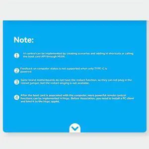 Computer Power Reset Switch Pcie Remote Boot Startup Card For PC Desktop Computer Support For Alexa Google Home