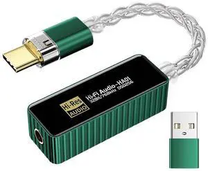 Headphone Amplifier,USB C To 3.5Mm Amp Port Adapter Portable Male To Female 3.5Mm Audio Cable