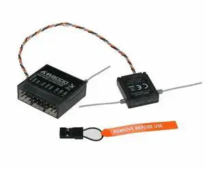 Model Aircraft Remote Control Receiver AR8000 8-Channel DSMX Receiver For
