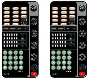 2X M13 Voice Changer,Live Voice Card Voice Changer, Handheld Microphone Voice Changer With BT 3.5Mm Port DJ Controller