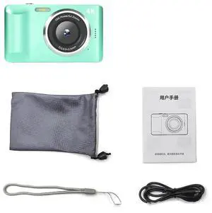 4K Digital Camera For Photography And 18X Digital Zoom Camera 64MP Compact Vlogging Camera 2.8Inch 180° Flip Screen