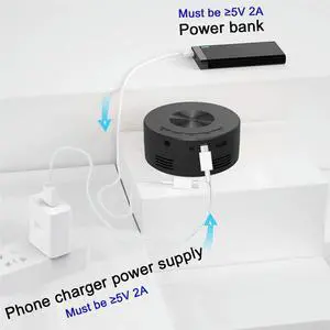 Mini Projector LED Home Media Player Audio Portable Projectors With Projector Stand USB Projection Same Screen Mirror Durab