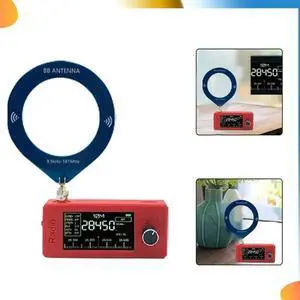 Compact SI4732 Full Band Radio Receiver 10Khz-180Mhz Mini Pocket Radio LSB USB, AM, FM, Withantenna Foron-The-Go Listening