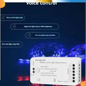 4X Matter LED Strip Light Controller CW Controller LED Strip Bixb/Siri/For Google Home/For Alexa Control Support