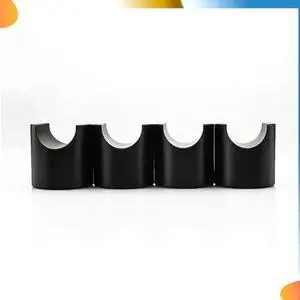 8Pcs HIFI Cable Stand Booster Holder Support Frame Anti-Shock Foot Multi-Function Speaker Cable Trailing Pad Black