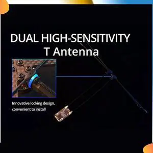 2X For Bandit BR3 ELRS 915Mhz Receiver Expresslrs 915 Built-In TCXO With T Antenna For FPV RDrone