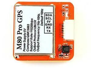 M80 PRO GPS Module With QMC5883 Compass Quick Positioning For FPV Racing Drone Long Range