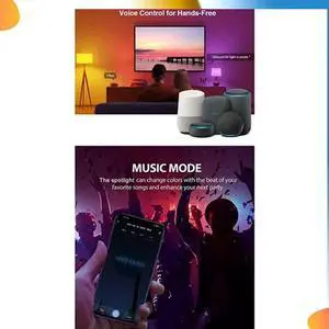 Tuya 6W GU10 Dimmable LED Light Bulb 10PCS 220V Life App Control Spotlight Works With Alexa Google