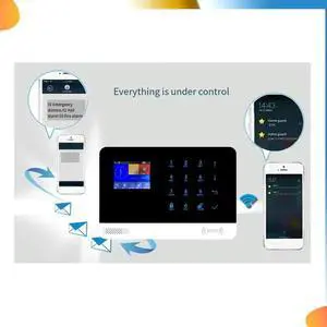 Alarm System For Home Burglar Security 433Mhz +GSM Alarm Wireless Alarma Tuya App Work US Plug