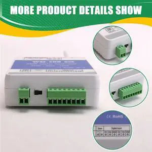 WH-500-EU GSM 4G Gate Door Opener Relay Switch Remote Control With Wireless Alarm& Mobile APP Support