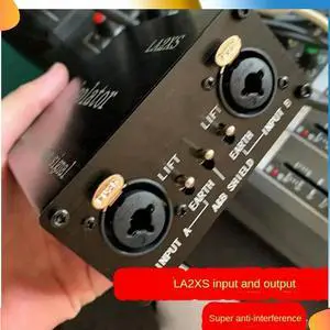 4X LA2XS Audio Isolator Noise Reduction Filter Eliminates Current Noise Dual-Channel 6.5 XLR Mixer Audio Isolators 4X LA2XS Audio Isolator Noise Reduction Filter Eliminates Current Noise Dual-Channel 6.5 XLR Mixer Audio Isolators
