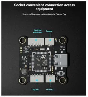 For TAKER F722 BL32 55A SE STACK MPU6000 Gyroscope 32Mb Box Data Record Flight Data Plug Play Racing FPV