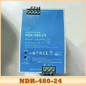 NDR-480-24 Switching Mode Power Supply 24V 480W 20A Single Output Industrial DIN Rail