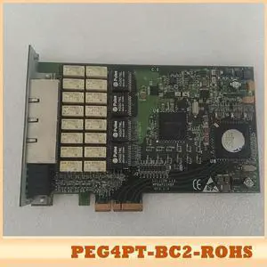 For SILICOM PEG4PT-BC2-ROHS V1.3 4-port gigabit network card PCI-E 4X 102-02556 0912230509