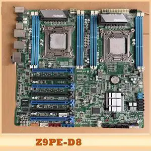 For AS-US X79 Server Motherboard C602 Supports E5-2670 2680 v2 DDR3 Z9PE-D8