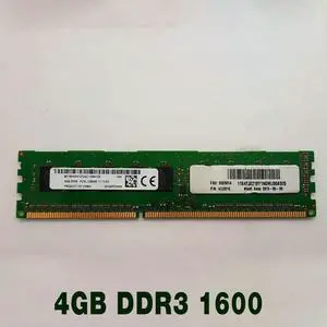 1 pcs For RAM 00D5012 00D5014 47J0216 ECC Server Memory Fast Ship 4GB DDR3 1600