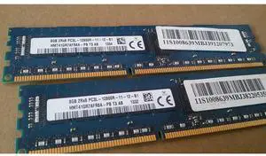 1 pcs For SK Hynix RAM 8GB 8G 2Rx8 DDR3L 1600 PC3L-12800R HMT41GR7AFR8A-PB Memory Fast Ship