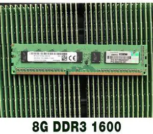 1 pcs For Z220 Z228 Z230 Z400 Z420 8GB 2Rx8 UDIMM ECC Server Memory Fast Ship 8G DDR3 1600