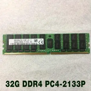1 pcs 32GB HMA84GL7AMR4N-TF 32G 4DRX4 DDR4 PC4-2133P LRDIMM ECC For SK Hynix Memory RAM