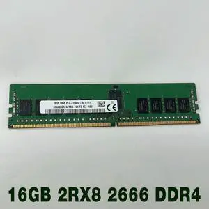 1 pcs For SK Hynix RAM 16G PC4-2666V HMA82GR7AFR8N-VK Memory Fast Ship 16GB 2RX8 2666 DDR4