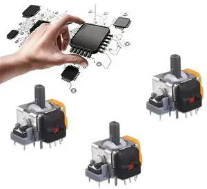 10PCS Hall Electromagnetic Joystick For PS4 Gamepad Repair Parts Joystick Module No Drifting Thumbsticks 10PCS Hall Electromagnetic Joystick For PS4 Gamepad Repair Parts Joystick Module No Drifting Thumbsticks