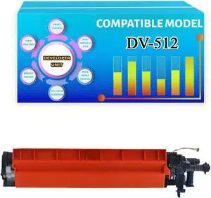 Ennovor Compatible DV512K DV512C DV512Y DV512M Developer Unit Replacement for Konica Minolta C224 C224e C284 C284e C364 C364e Printer (DV-512K C Y M) Cyan