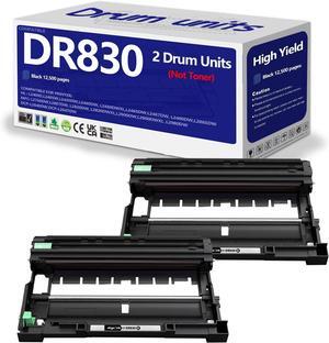 Ennovor Compatible DR830 Drum 2 Pack Replacement for Brother DR830xl DR-830 Drum Unit use with DCP-L2640DW HL-L2460DW HL-L2405W HL-L2480DW MFC-L2820DW MFC-L2807DW HL-L2400D HL-L2865DW Printer