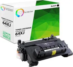 TCT 64XJ Jumbo TAA Compliant Toner Cartridge - Premium Compatible Replacement for HP 64XJ CC364XJ Jumbo Yield Black Works with HP Laserjet P4015 P4015N P4015TN P4015X Printers