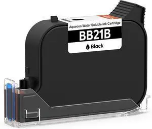 v4ink BB21B BENTSAI Original Aqueous Water Soluble Ink Cartridge Replacement for BENTSAI Handheld Inkjet Printer BT-HH6205B and BT-HH6205BL(Black, 1 Pack)