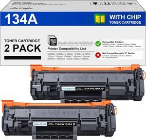 Ennovor 134A Toner Cartridges 2 Black Replacement for 134A W1340A 134X W1340X Toner Cartridges Compatible with HP 209dw MFP M234dw M234sdw Printer (2 Black, with Chip)
