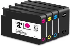 Ennovor 950XL 951XL Ink Cartridges Combo Pack Replacement for HP 950 951 XL HP950 HP951 XL for OfficeJet Pro 8100 8110 8600 8610 8615 8616 8620 8625 8630 8640 8660 251DW 276DW 271DW (BK C Y M 4Pack)