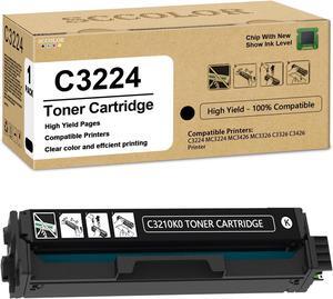 Ennovor C3224 MC3224 Black Toner Cartridge Set (2,500 Pages Black,Extra High Yield-1 Packs) C3210K0 Toner CartridgeCompatible for Lexmark C3224 MC3224 MC3426 MC3326 C3326 C3426 Printer