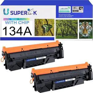 Ennovor W1340A Compatible for HP 134A Black Toner Cartridge use for Laserjet Pro M209dw MFP M234dw M234sdn M234dw(NOT USE with M209we, M234dwe, M234sdwe,M234sdne,2 Pack)