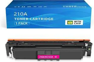 Ennovor 210A Magenta Replacement for HP 210A 210X Toner Cartridges Compatible with HP Color Laserjet Pro MFP 4301fdw 4301fdn 4301dw 4301 4201dw 4201dn 4201 Series W2103A W2103X with-Chip Toner