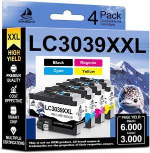 Ennovor LC3039XXL Compatible Ink Cartridges Replacement for Brother LC3039 LC3039XXL LC-3039BK LC3037 LC3037BK LC-3037XXL,Work for Brother MFC-J5945DW MFC-J6945DW MFC-J5845DW MFC-J6545DW(4 Pack)
